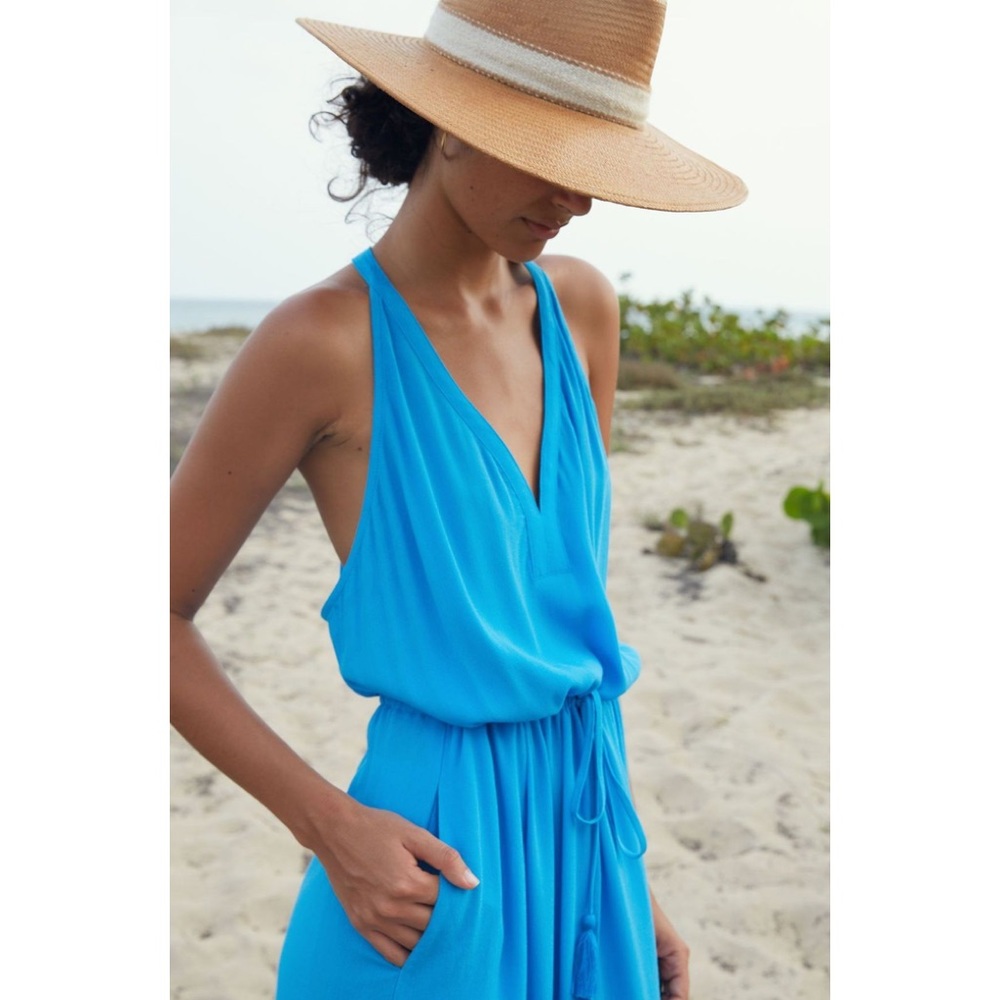 LoveStitch Lucky Star Dress in Ocean. Size Small, New with Tags